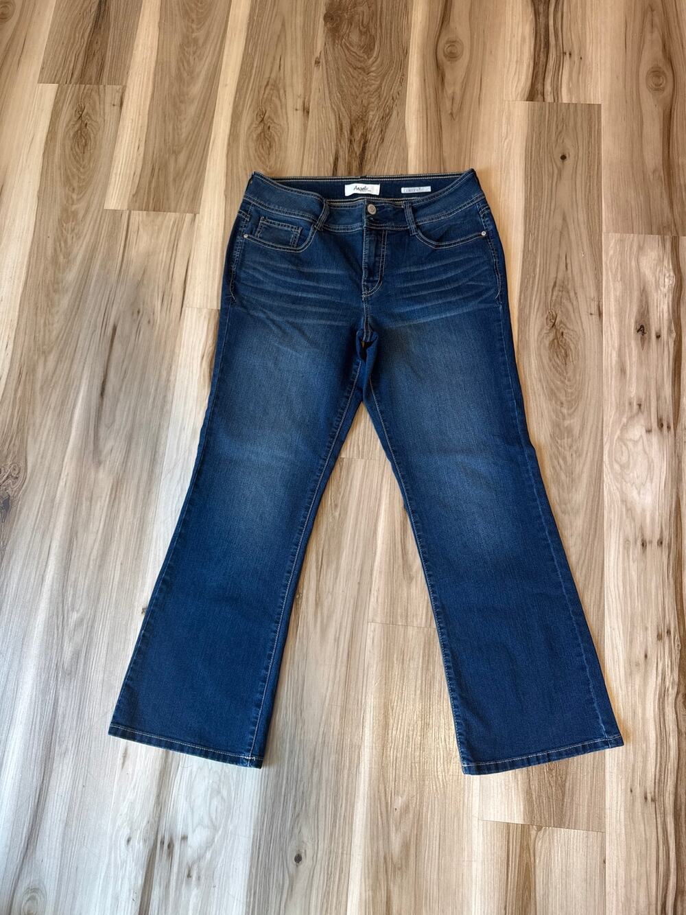 Angels Forever Young Curvy Bootcut Blue Jeans Women's Size 10